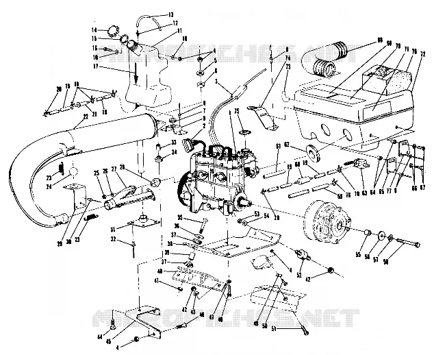 SUPPORT MOTEUR (400) (4910941094021A)