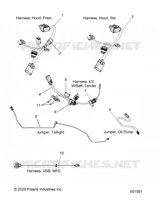 ELECTRICITE, JUMPERS/WIRE HARNESS