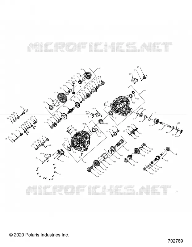 SYSTÃˆME DE TRANSMISSION, MAIN GEARCASE INTERNALS