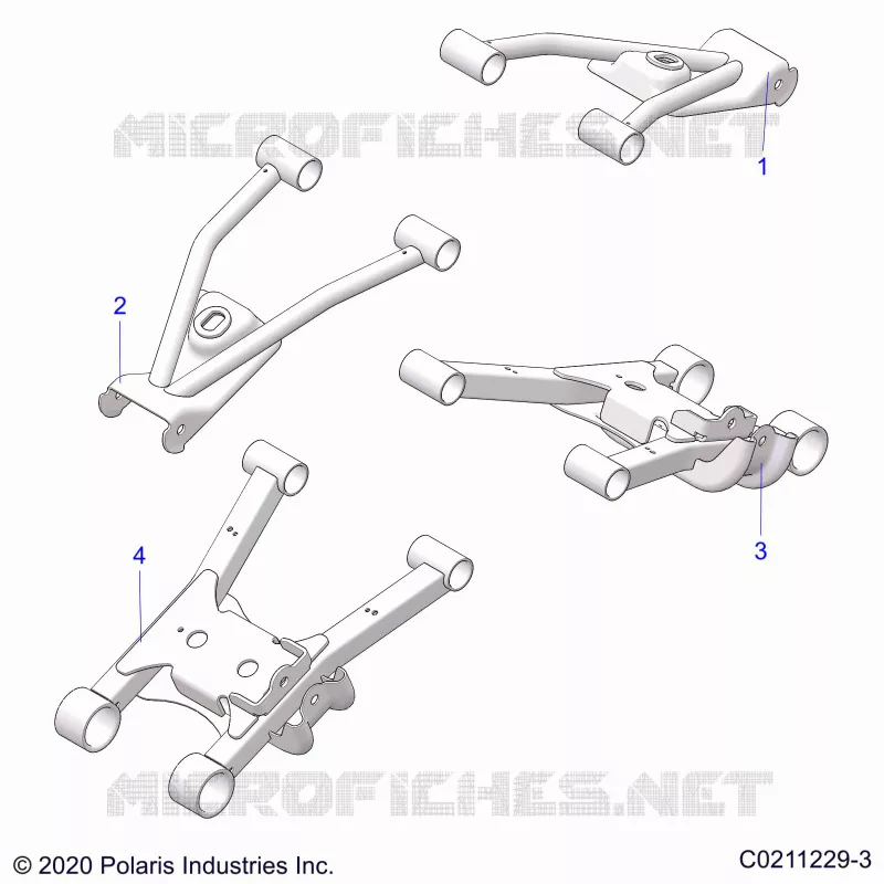 SUSPENSION ARRIERE CONTROL ARMS