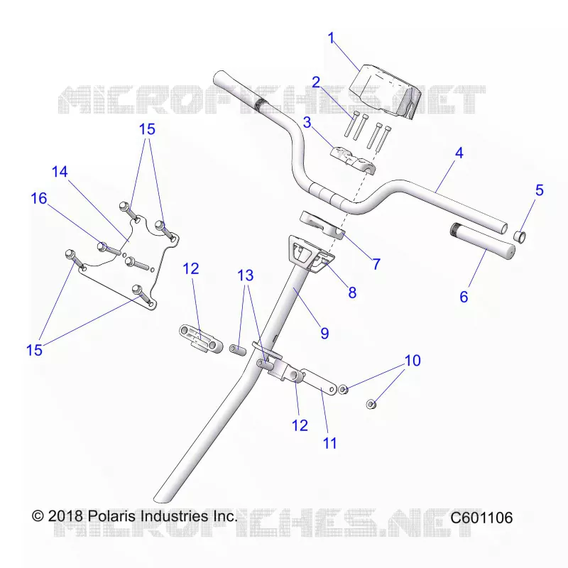 DIRECTION, H-BAR, DIRECTION POST, GRIPS