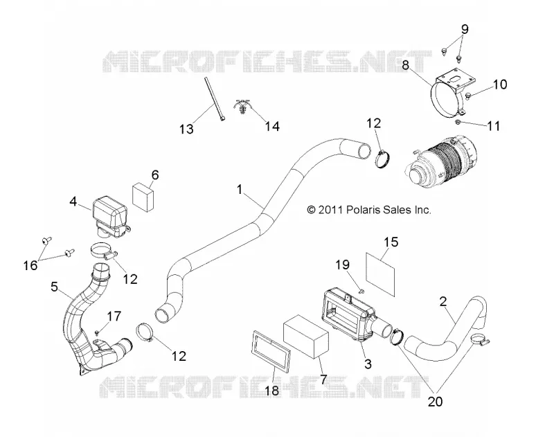 MOTEUR, PRISE D'AIR