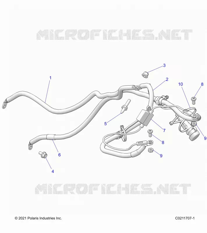 ELECTRICITE, BATTERY CABLE