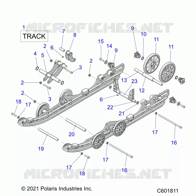 SUSPENSION ARRIERE AND TRACK