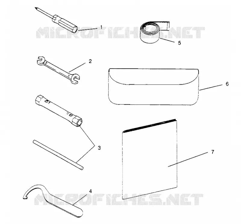 OUTILS XLT RMK 0960956, XLT SKS 0960556 and EUROPEAN XLT SKS E960556 (4931813181D003)