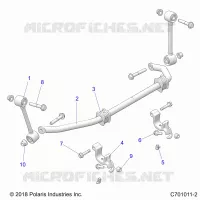 SUSPENSION, FRONT BARRE STABILISATRICE