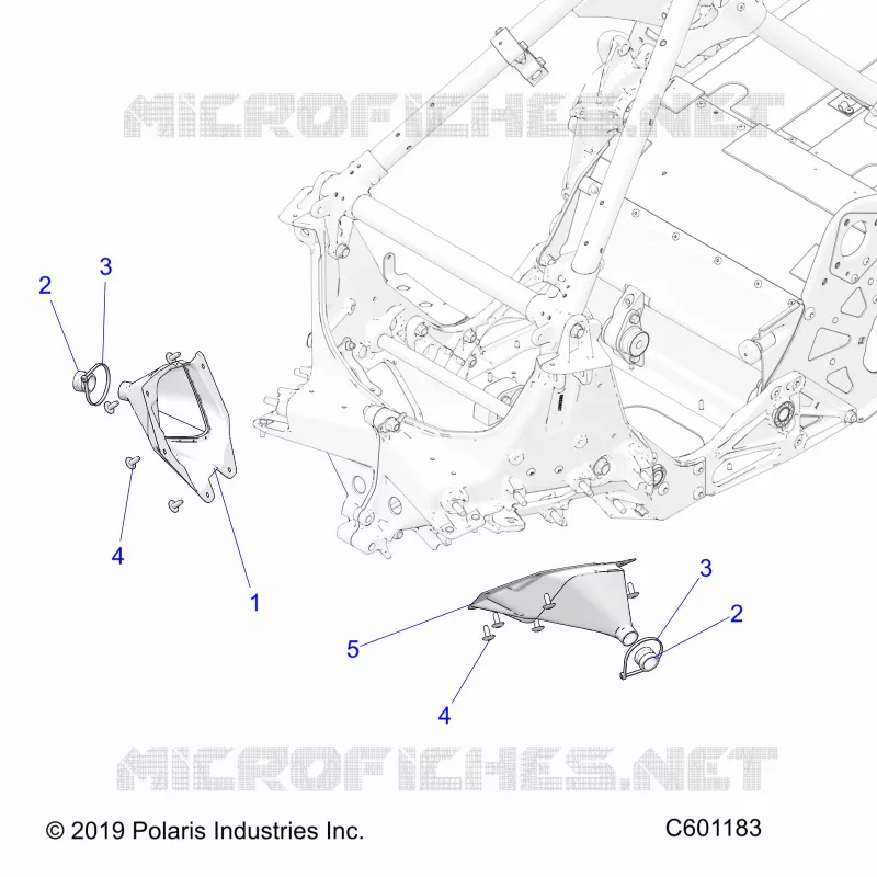 CHASSIS, TIE ROD BOOT ASM.