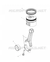 MOTEUR, CONNECTING ROD AND PISTON SET