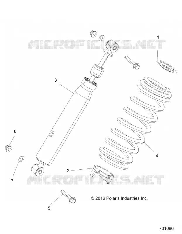 SUSPENSION, AMORTISSEUR AVANT MOUNTING