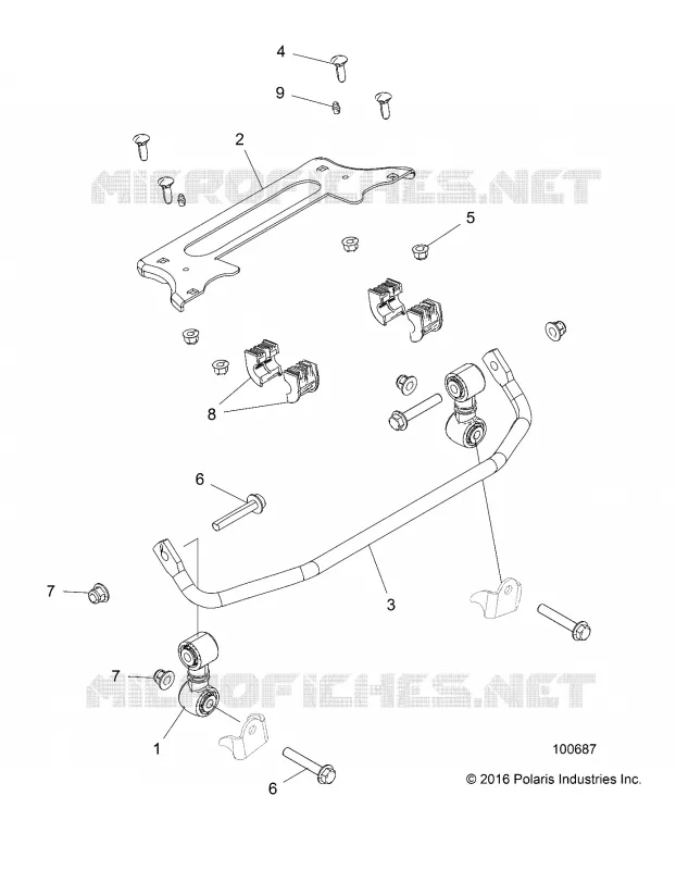 SUSPENSION, BARRE STABILISATRICE AVANT