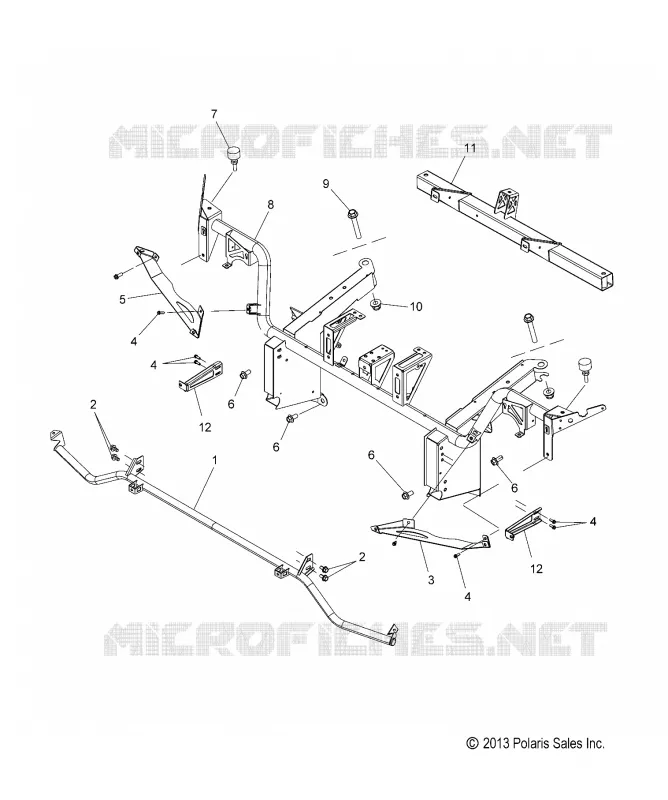 CHASSIS, FRONT CADRE ASM.