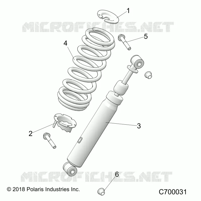 SUSPENSION, AMORTISSEUR AVANT MOUNTING