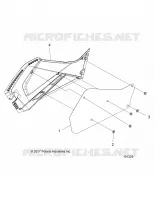 RIGHT HAND SIDE PANEL HEAT SHIELD AND HARDWARE 1 UP