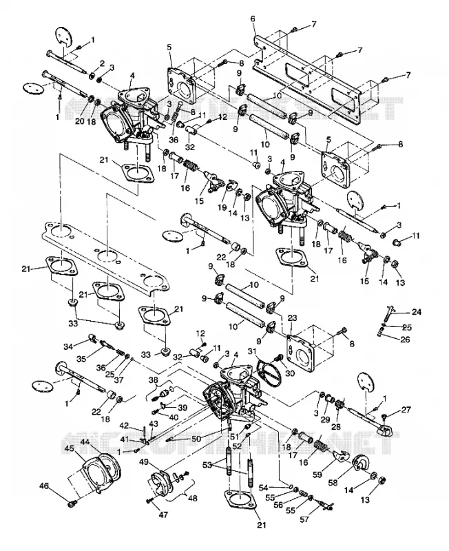 CARBURATEUR SL 650 / B934058 (4924732473025A)