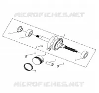 MOTEUR, VILEBREQUIN AND PISTON