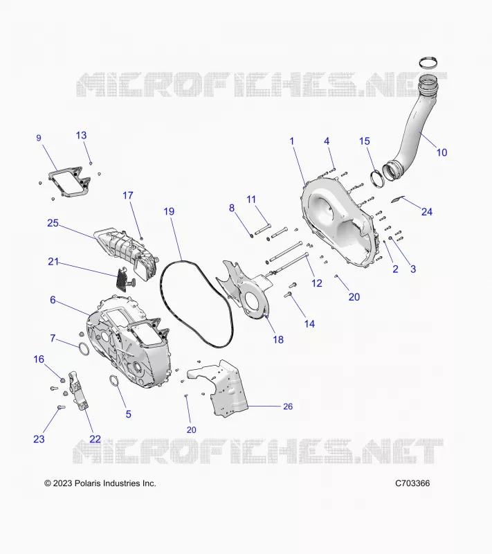 SYSTÃˆME DE TRANSMISSION, CLUTCH COVER AND DUCTING