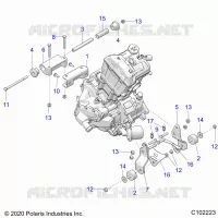 MOTEUR, MOUNTING & LONG BLOCK