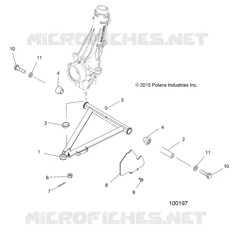 SUSPENSION, A-ARM AND SUPPORT MOUNTING