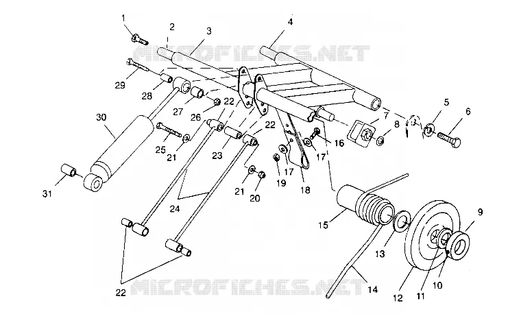 BRAS DE SUSPENSION ARRIERE XLT TOURING 0952857 AND  EUROPEAN XLT TOURING E952 (4929172917B014)