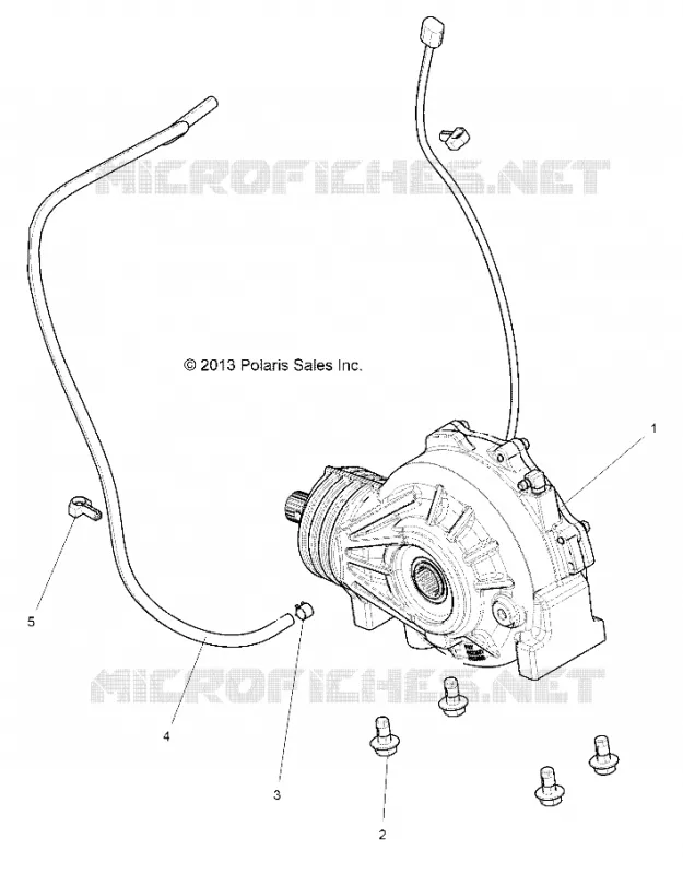 SYSTÈME DE TRANSMISSION, FRONT GEARCASE MOUNTING