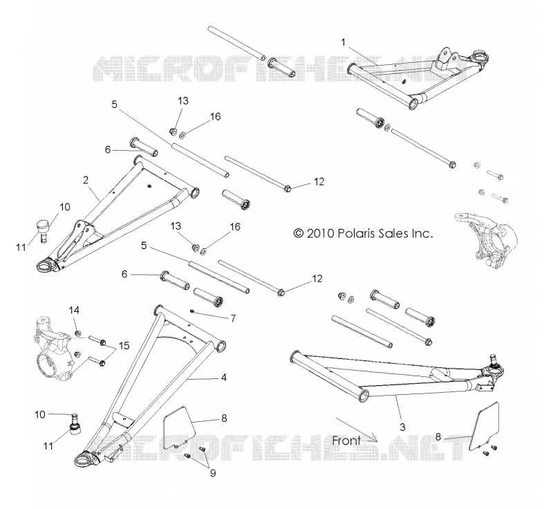 SUSPENSION AVANT CONTROL ARMS
