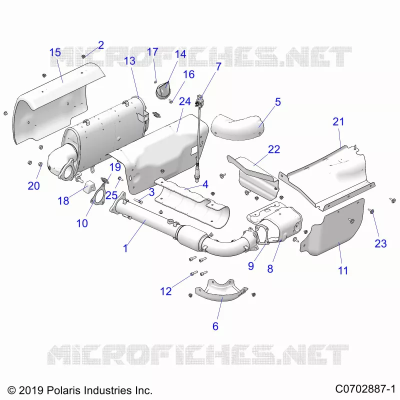 ENGINE, ECHAPPEMENT