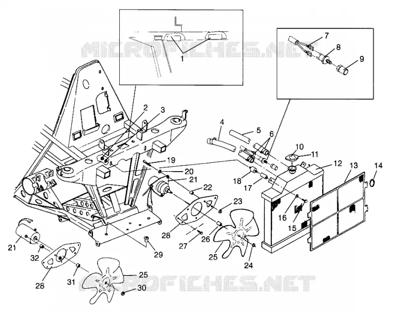 SYSTÈME DE REFROIDISSEMENT Scrambler W967840 (4935823582A010)