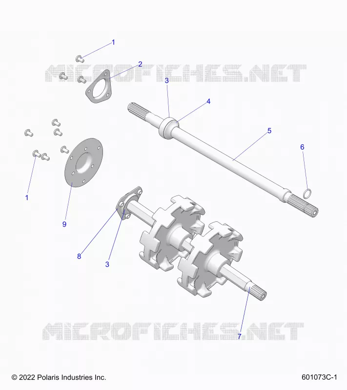 DRIVE TRAIN, JACKSHAFT AND ARBRE DE TRANSMISSION