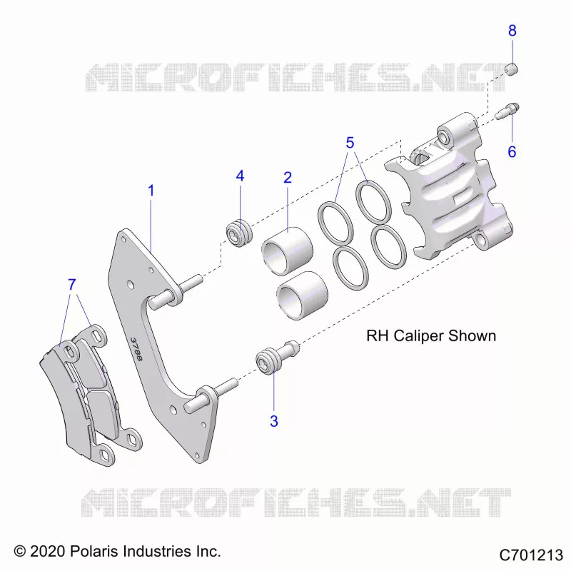 FREIN AVANT CALIPER