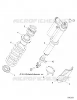 SUSPENSION, AMORTISSEUR ARRIERE MOUNTING