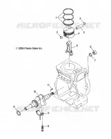 ENGINE, PISTON ET VILEBREQUIN