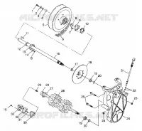 SYSTÈME DE TRANSMISSION 500 RMK 0982964 AND EUROPEAN 500 RMK E982964 (4942634263B009)