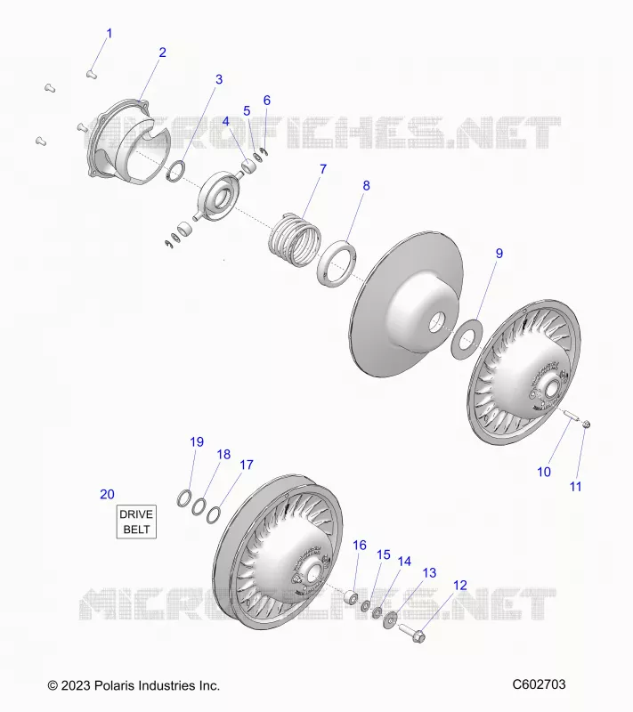 SYSTÃˆME DE TRANSMISSION, CLUTCH, SECONDARY