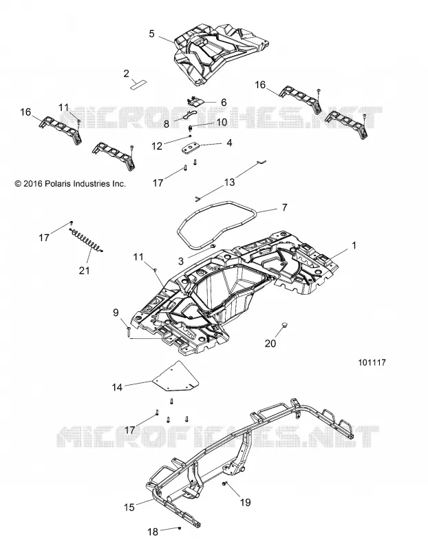 CARROSSERIE ARRIERE RACK