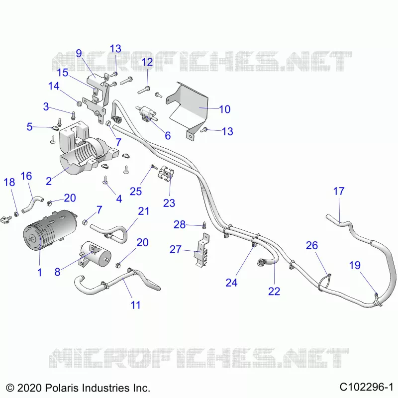 RESERVOIR DE CARBURANT EVAP SYSTEM