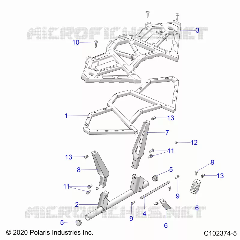 CARROSSERIE ARRIERE RACK