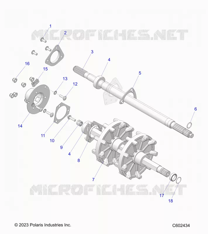 DRIVE TRAIN, JACKSHAFT AND ARBRE DE TRANSMISSION
