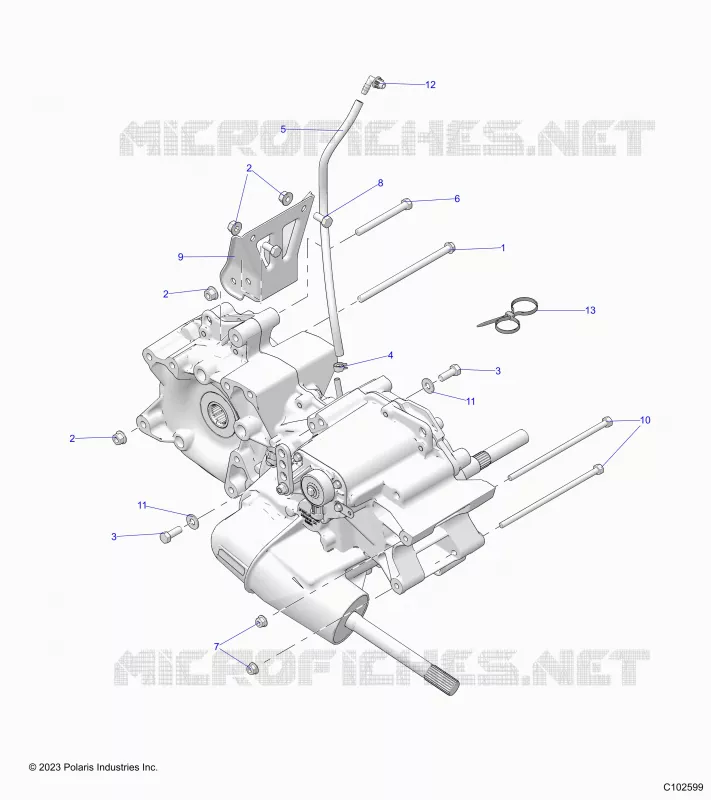 SYSTÃˆME DE TRANSMISSION, MAIN GEARCASE MOUNTING