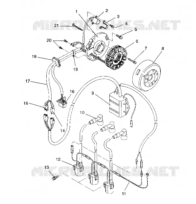 STATOR ASSEMBLY XLT/0930767, XLT SP/0930667   XLT SKS/09305673 (4923012301039A)