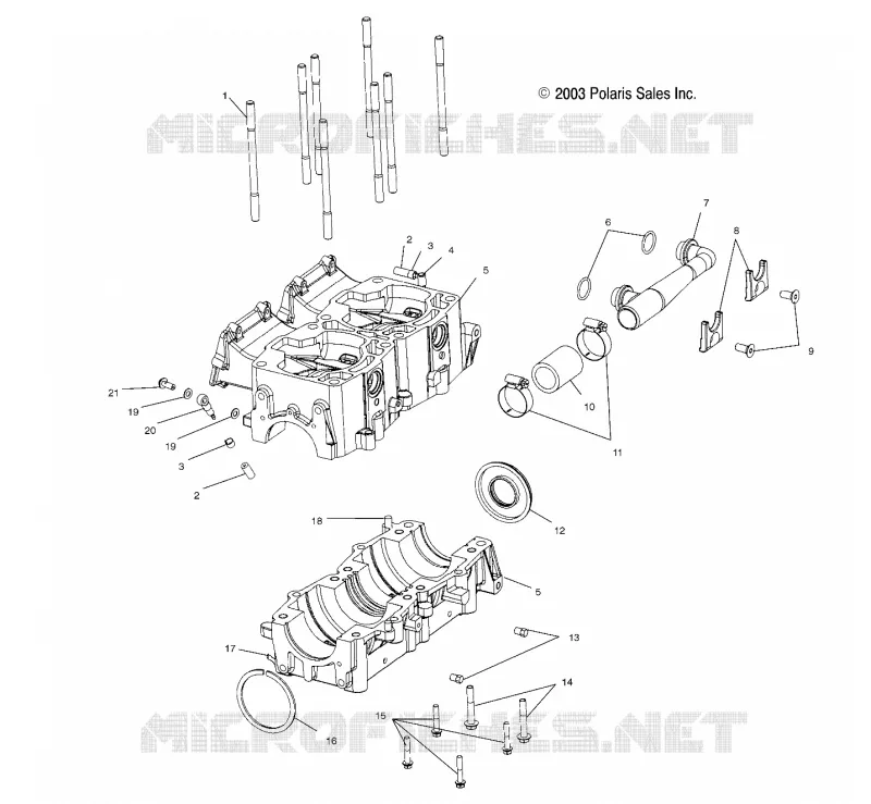CARTERS MOTEUR (700) 