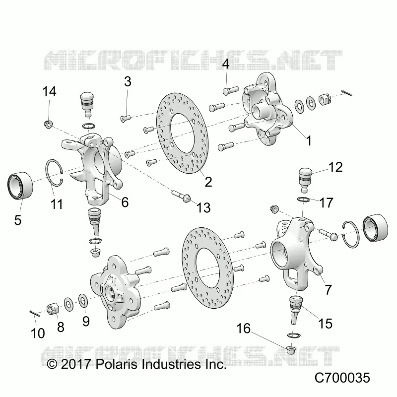 SUSPENSION AVANT HUB