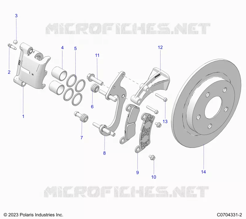 BRAKES, ETRIER DE FREIN ARRIERE