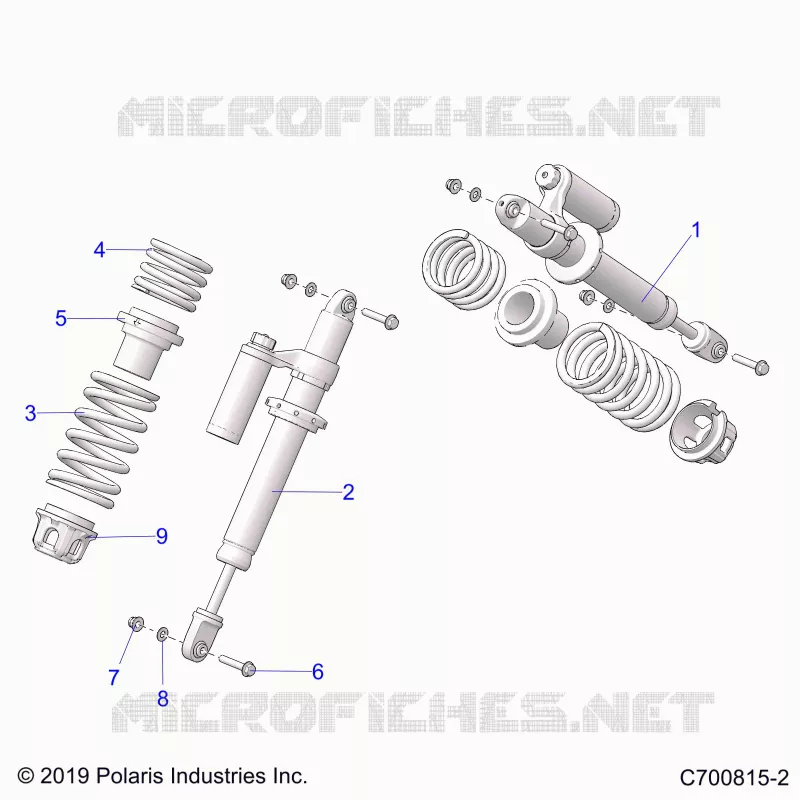 SUSPENSION, AMORTISSEUR AVANT MOUNTING