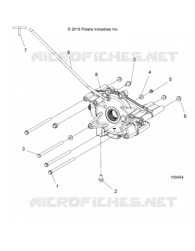 SYSTÈME DE TRANSMISSION, REAR GEARCASE MOUNTING