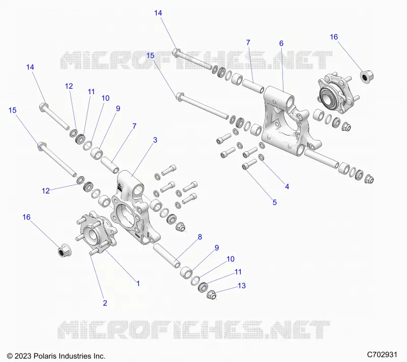 SUSPENSION, PORTE BAGAGES ARRIERE