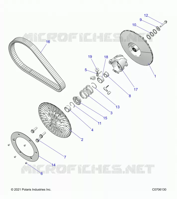 SYSTÃˆME DE TRANSMISSION, SECONDARY CLUTCH