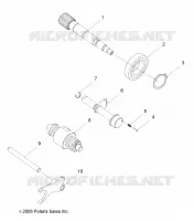 DRIVE TRAIN, BARILLET DE SELECTION