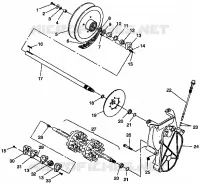 SYSTÈME DE TRANSMISSION 600 XC 0971776 AND EUROPEAN 600 XC E971776 (4937933793B008)