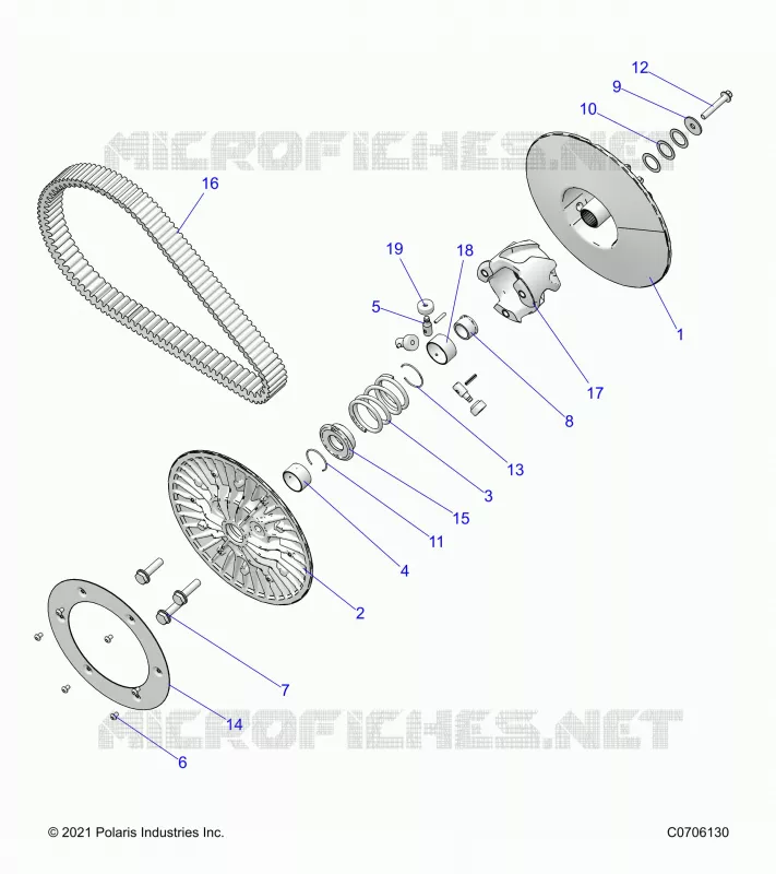SYSTÃˆME DE TRANSMISSION, SECONDARY CLUTCH