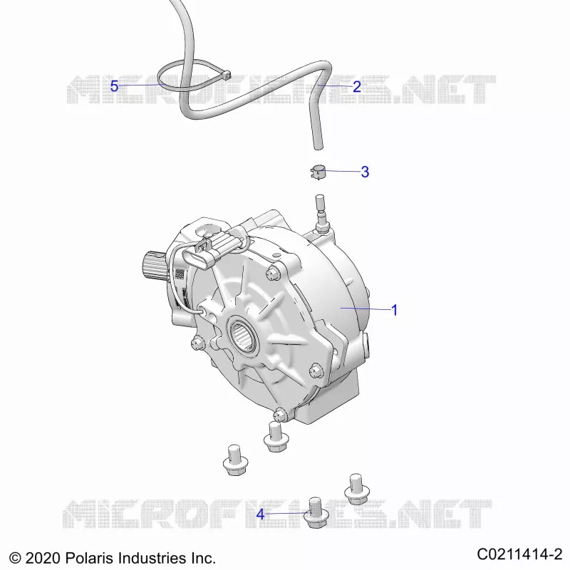 SYSTÃˆME DE TRANSMISSION, FRONT GEARCASE MOUNTING